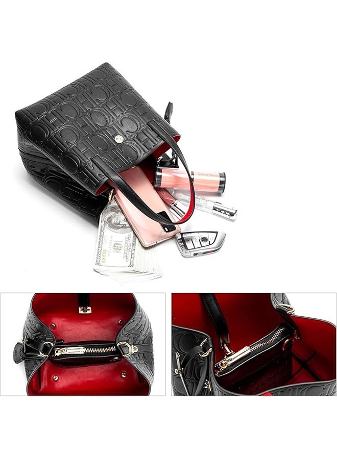 سي اتش سي اتش حقيبة حمل كبيرة للسيدات من CHCH - حقيبة يد متعددة الاستخدامات للتنقل اليومي مع حزام كتف عصرية - Image 4